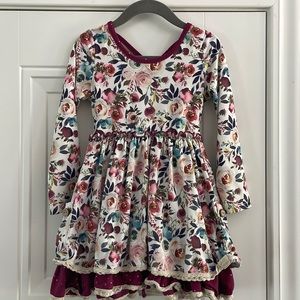 Cheeky plum twirl dress 3T